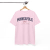 Minneapolis Vintage Script Tee — Minneapolis MN Retro City T-Shirt