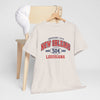 Light Gray New Orleans 504 Louisiana T-Shirt — Crescent City Vintage Sports Tee