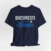 Tricou Bucuresti Majestic — Tricou Vintage Romanian City (Est. 1459) – breathable comfort wear, fan gear, image 1.0