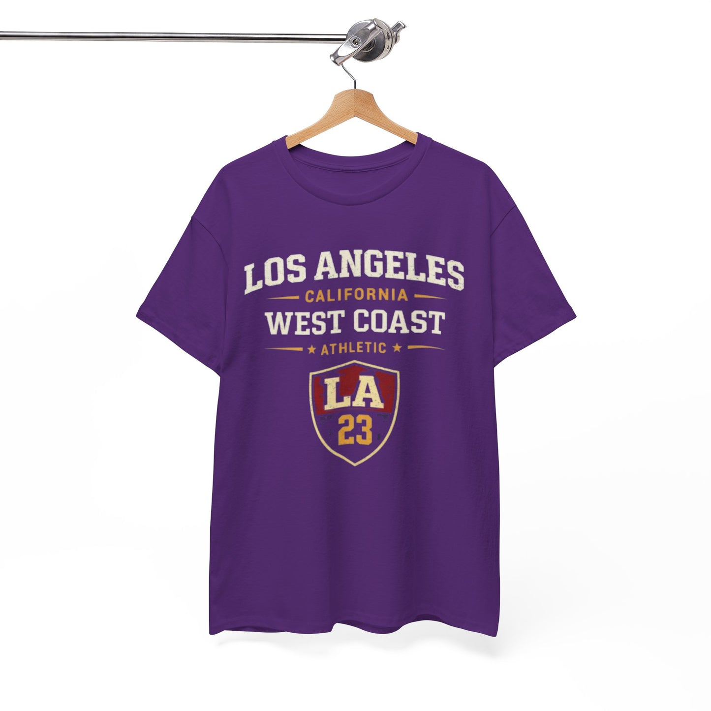 White Smoke Los Angeles West Coast Athletic Graphic T-Shirt – Retro LA Streetwear Tee
