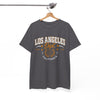 White Smoke Los Angeles Dept. T‑Shirt – Vintage California College Graphic Tee