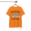 White Smoke San Diego 619 T Shirt – Surf City Champs Athletic California Tee