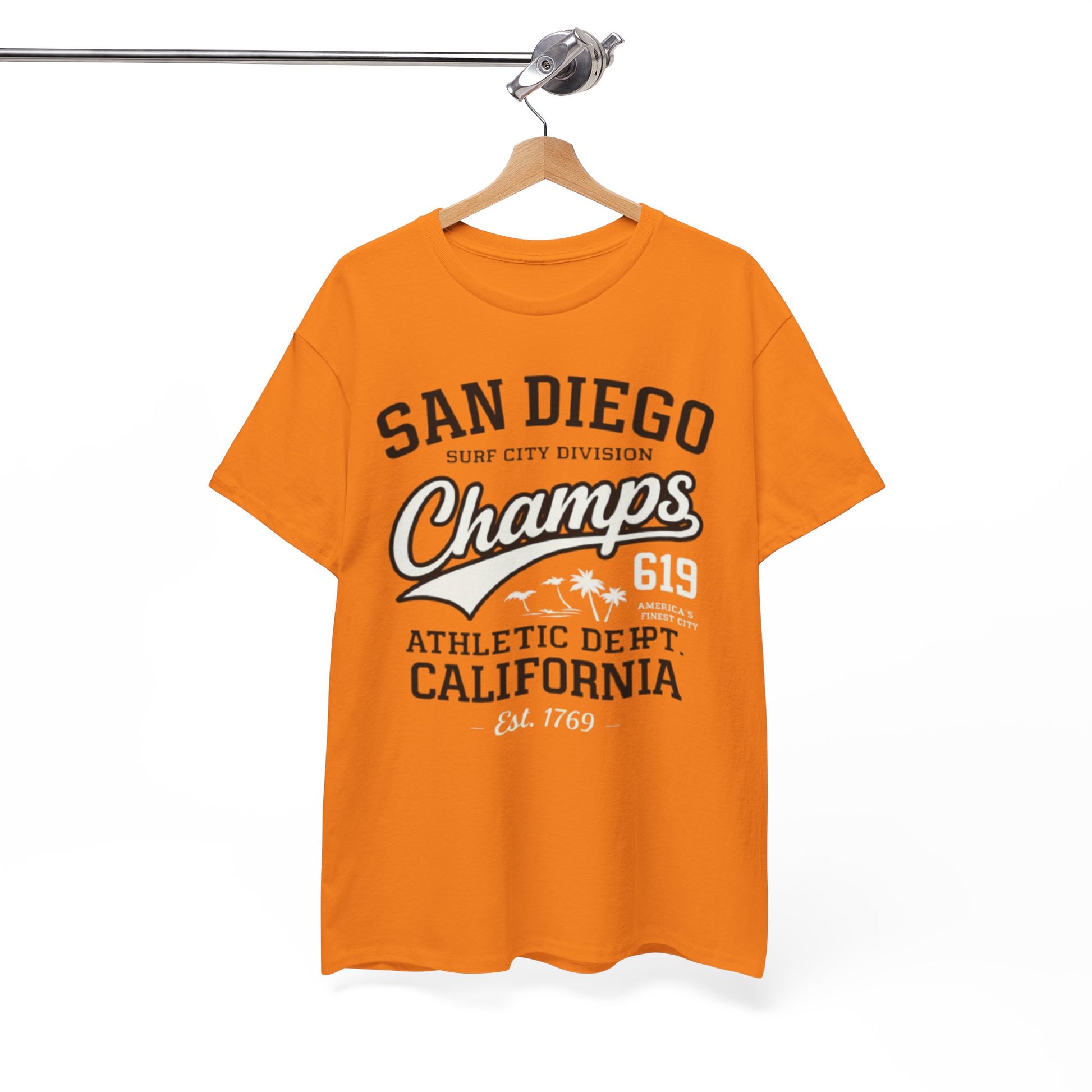 White Smoke San Diego 619 T Shirt – Surf City Champs Athletic California Tee