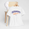 Lavender Sacramento California Vintage Script T-Shirt — Retro City Tee