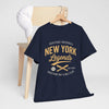 Dark Slate Gray New York Legends Baseball T-Shirt — Vintage Heritage Bat & Ball Club Tee