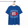 White Smoke Chicago College 85 Vintage Sports Tee