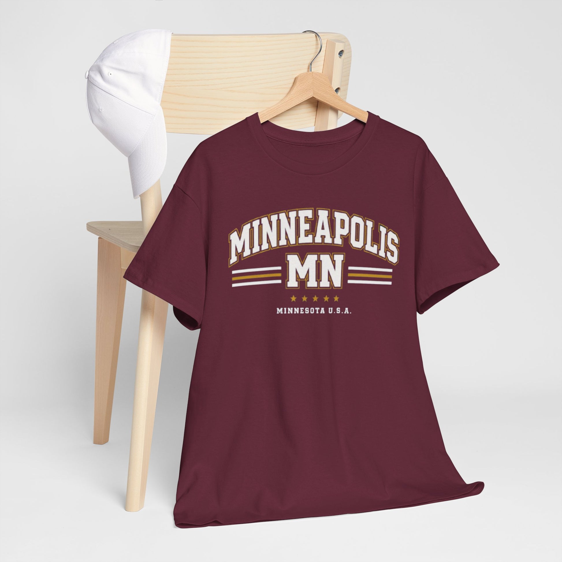 Minneapolis MN Retro City Tee — Minnesota USA Vintage Style streetwear fashion product image 10