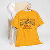 Goldenrod Columbus Ohio Athletics Tee — City Club Vintage Sports T-Shirt
