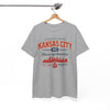 White Smoke Kansas City MO Skyline T-Shirt — Heart of America Athletic Tee