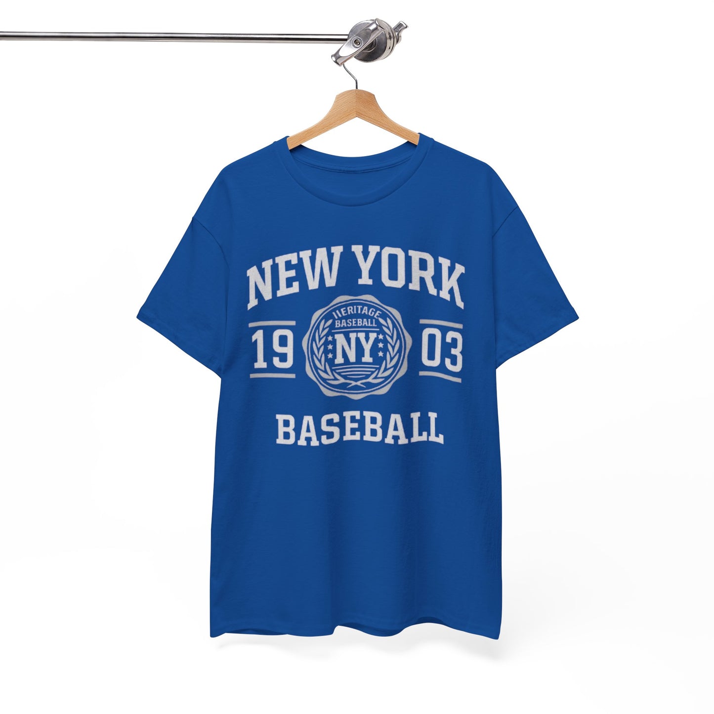 New York Baseball Tee — Vintage 1903 NY Logo Shirt