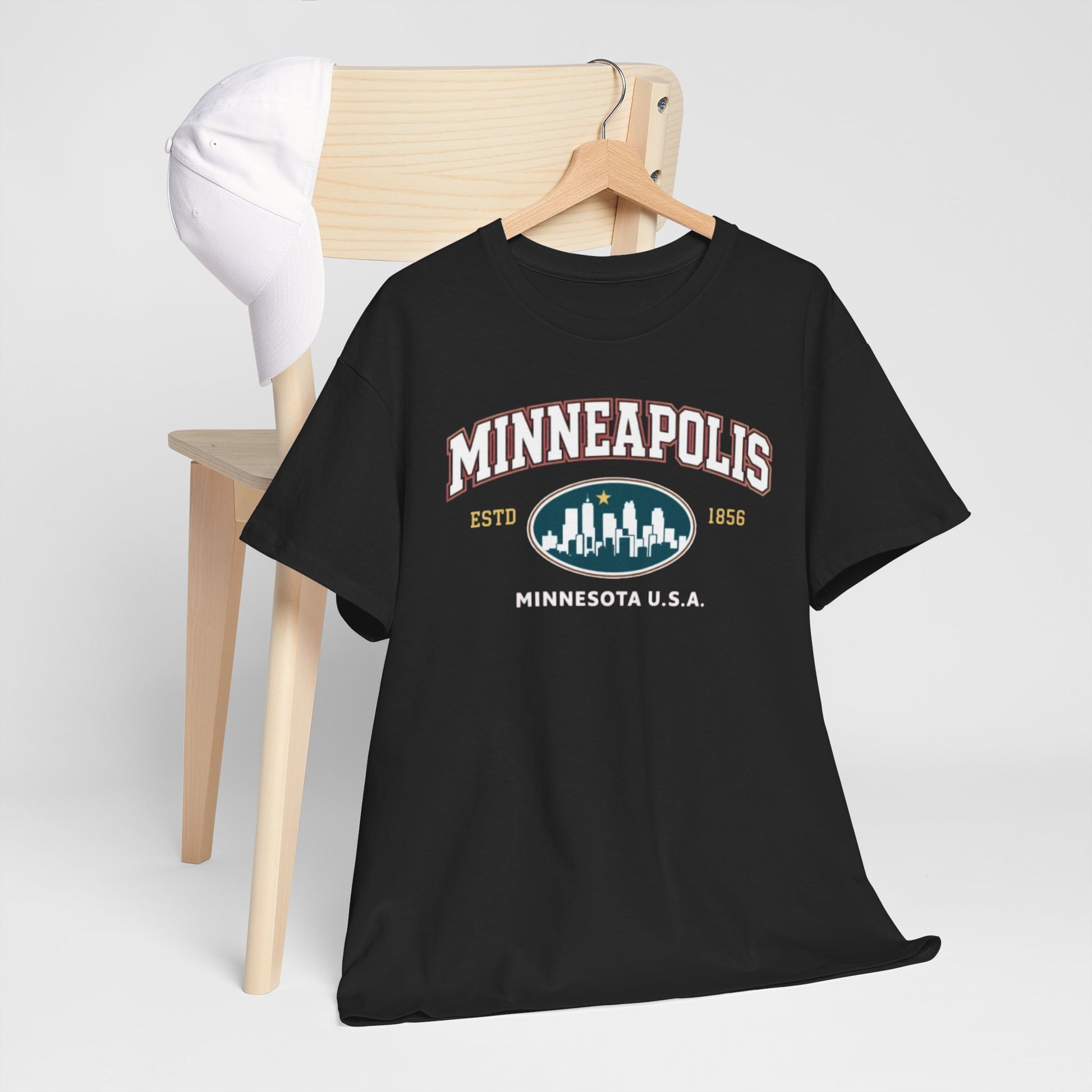 Minneapolis Skyline Tee — Minnesota U.S.A. City Graphic T-Shirt streetwear fashion product image 8