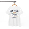 San Diego 619 Champs T-Shirt city beach vibe tee – breathable comfort wear, sportswear style, image 1.0