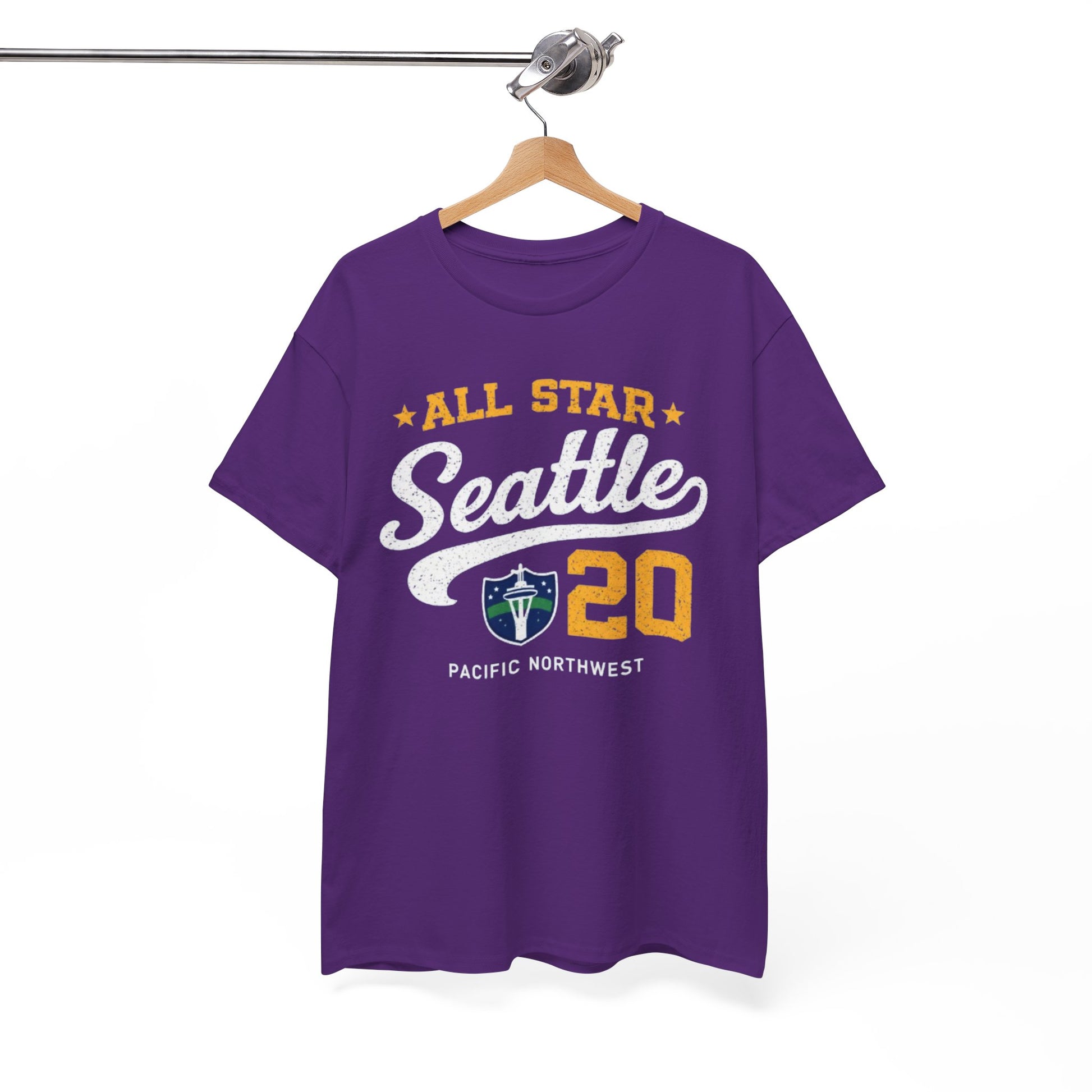 White Smoke Seattle All Star 20 T‑Shirt — Pacific Northwest Vintage Sports Tee
