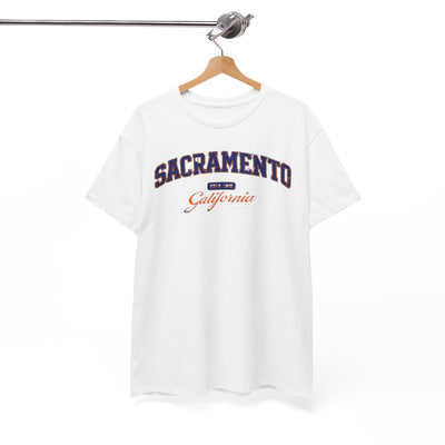 White Smoke Sacramento California Vintage Arch Tee — City  Graphic T-Shirt