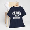 Dark Slate Gray Tampa Florida USA Retro Athletic T-Shirt