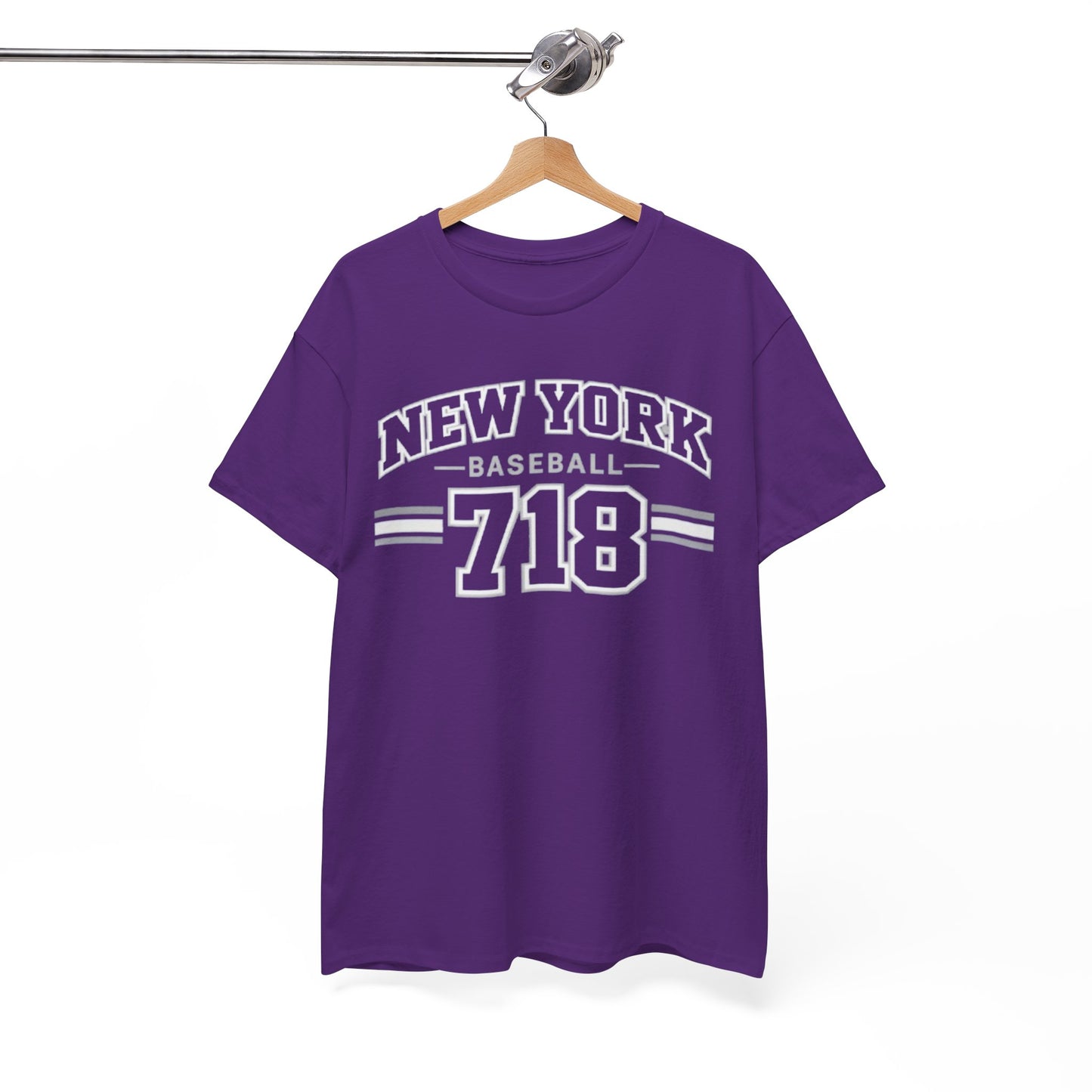 New York Baseball 718 Tee — Vintage City T‑Shirt