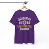 White Smoke Original 1848 San Francisco Graphic T-Shirt – Golden State Heritage City Design