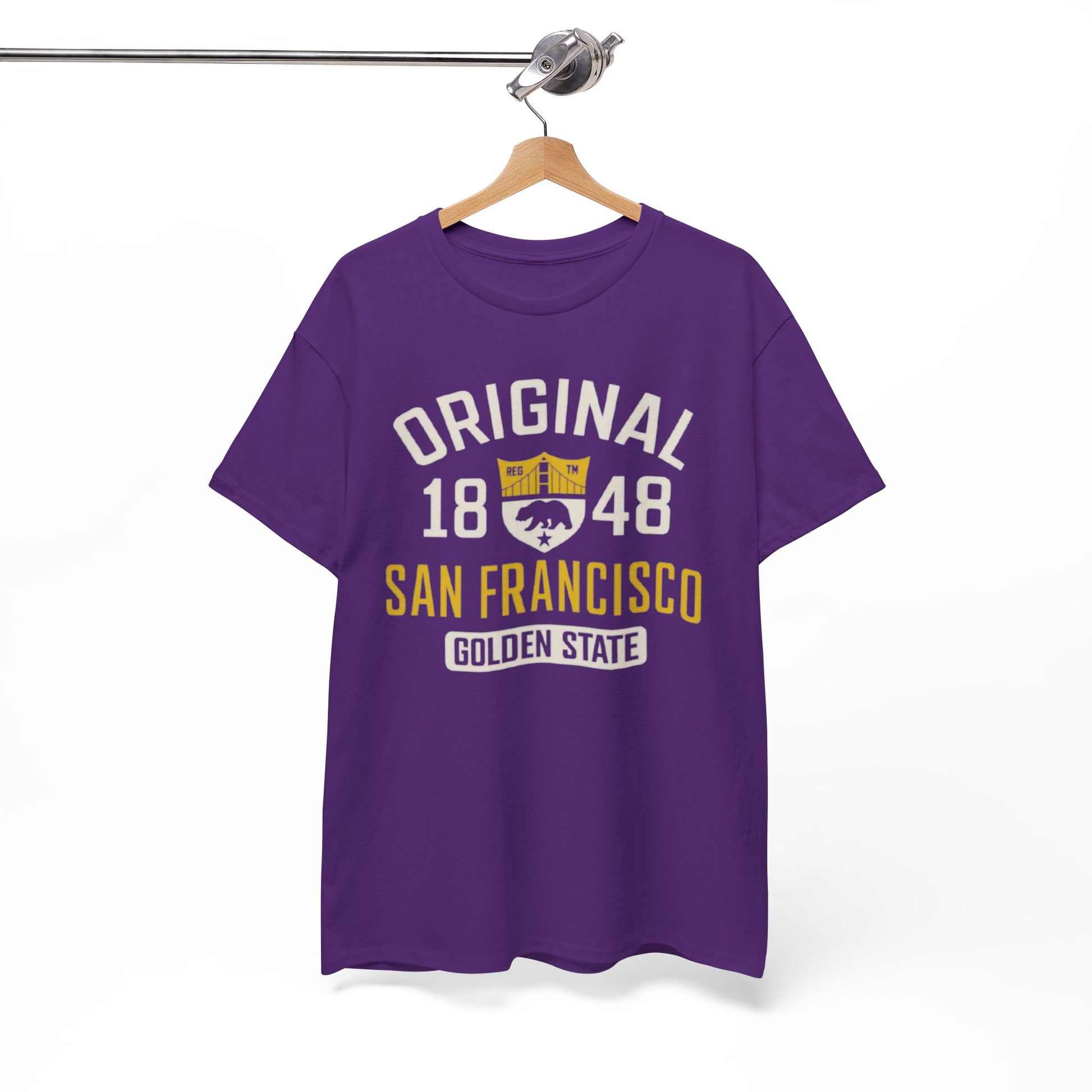 White Smoke Original 1848 San Francisco Graphic T-Shirt – Golden State Heritage City Design