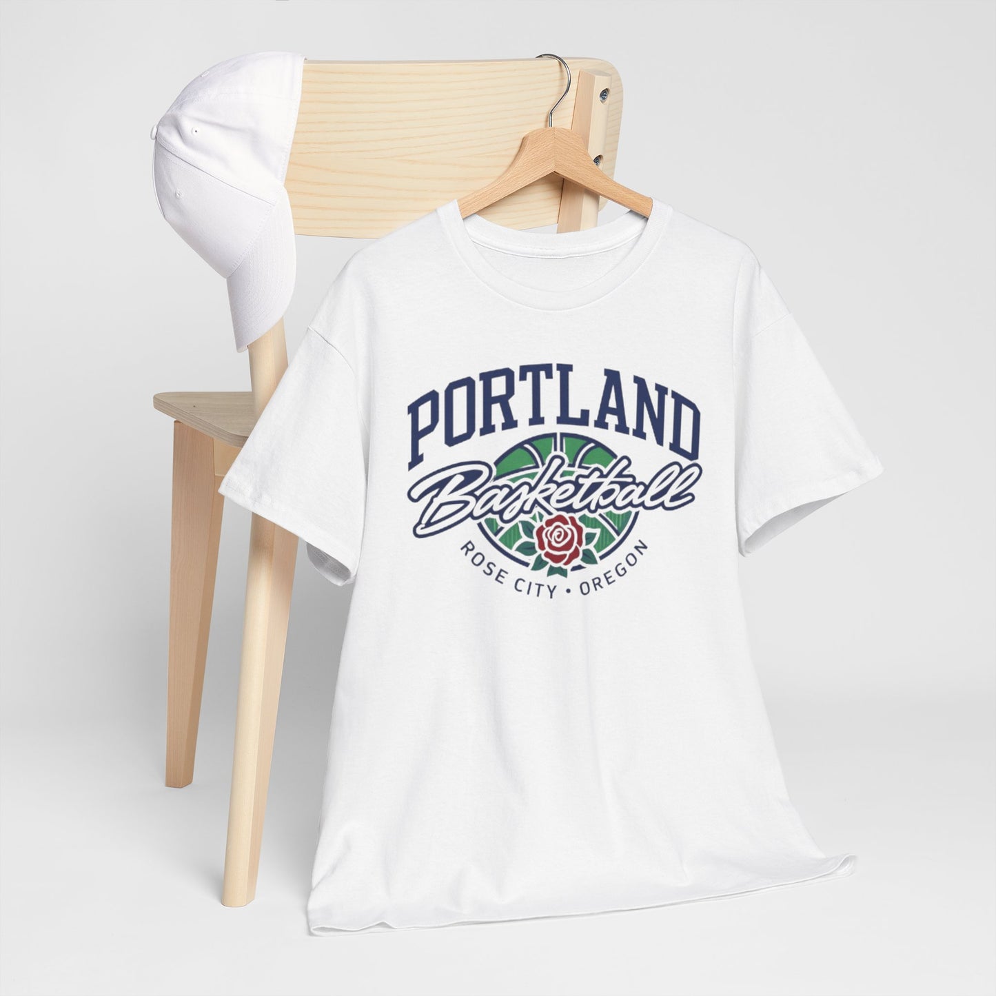 Portland Basketball Rose City Tee City sports tee  Rose City top Sporty streetwear