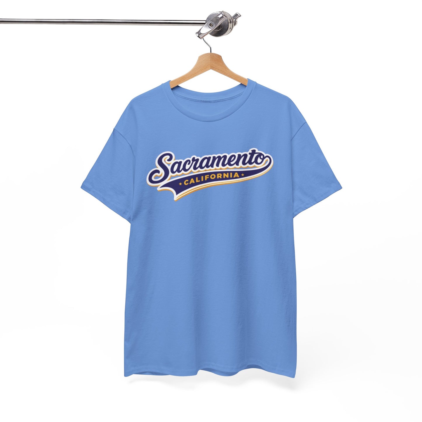 White Smoke Sacramento California Retro Script T-Shirt