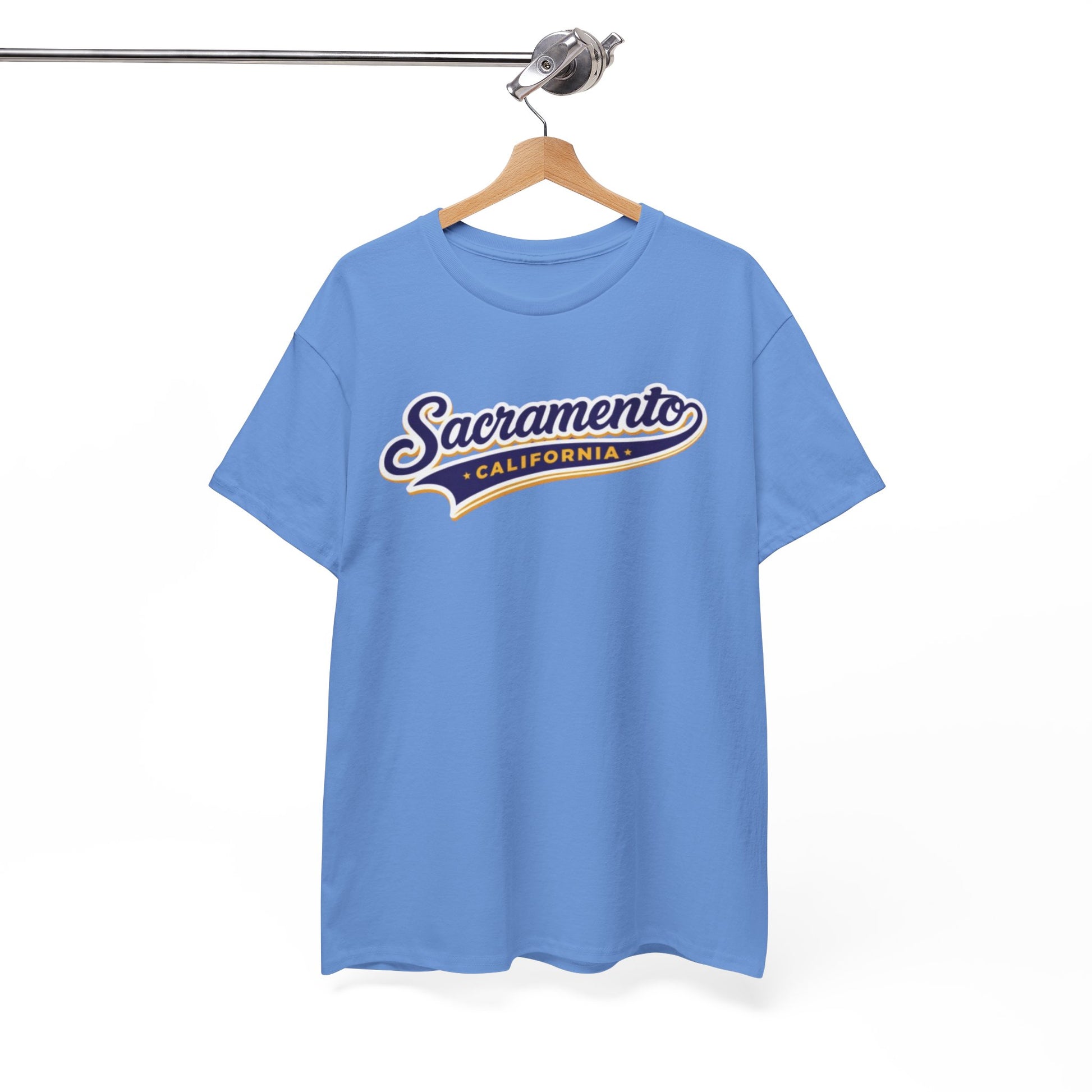 White Smoke Sacramento California Retro Script T-Shirt