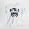 Lavender Buffalo Crest Tee – Vintage Buffalo Logo T-Shirt
