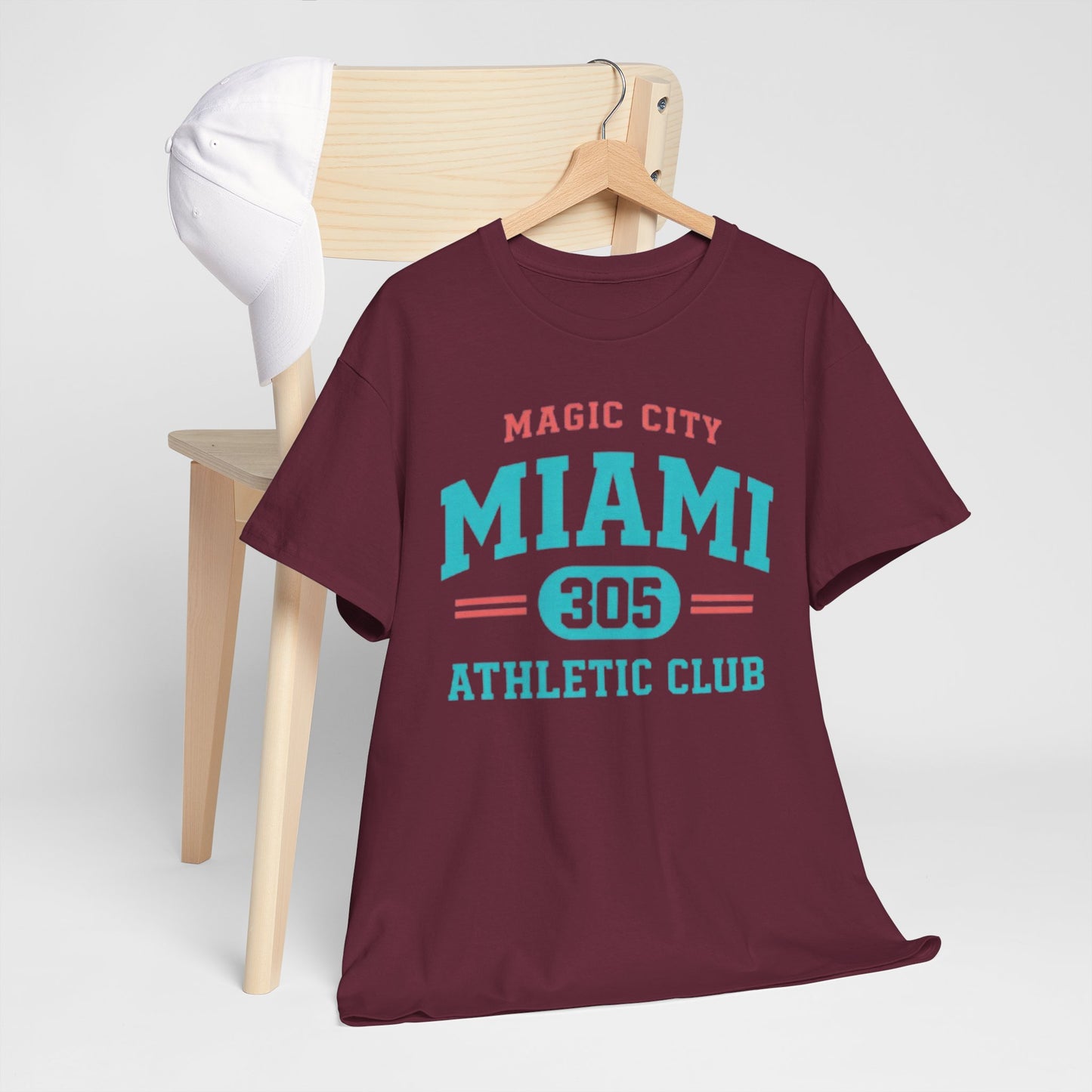 Miami 305 Athletic Club T-Shirt — Magic City Vintage Sport Tee
