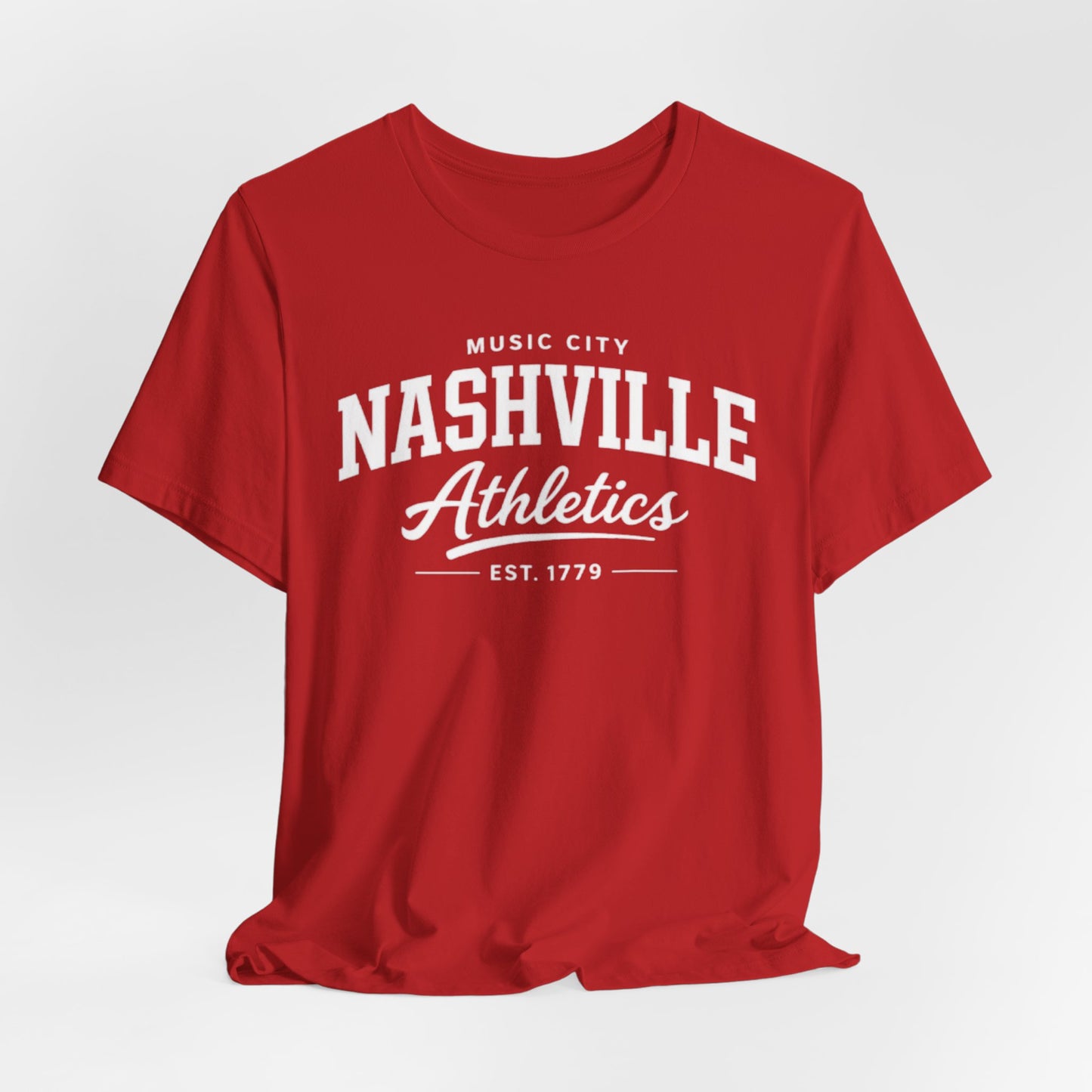 Brown Nashville Athletics Tee — Music City Vintage Athletic Shirt