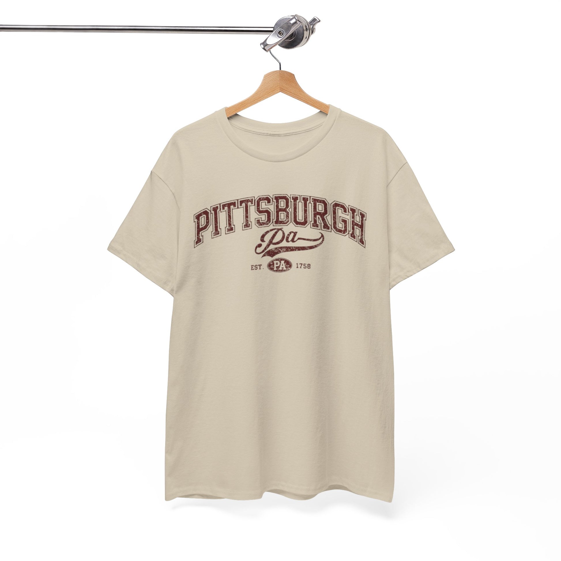 Pittsburgh PA Vintage Collegiate T‑Shirt Urban graphic tee aesthetics streetwear fashion product image 3