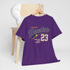 Lavender Houston 23 tee city athletic shirt retro sports vintage tee