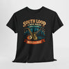 Dark Slate Gray South Loop Chicago Blues and Jazz T-Shirt – Vintage Music Culture Streetwear Tee