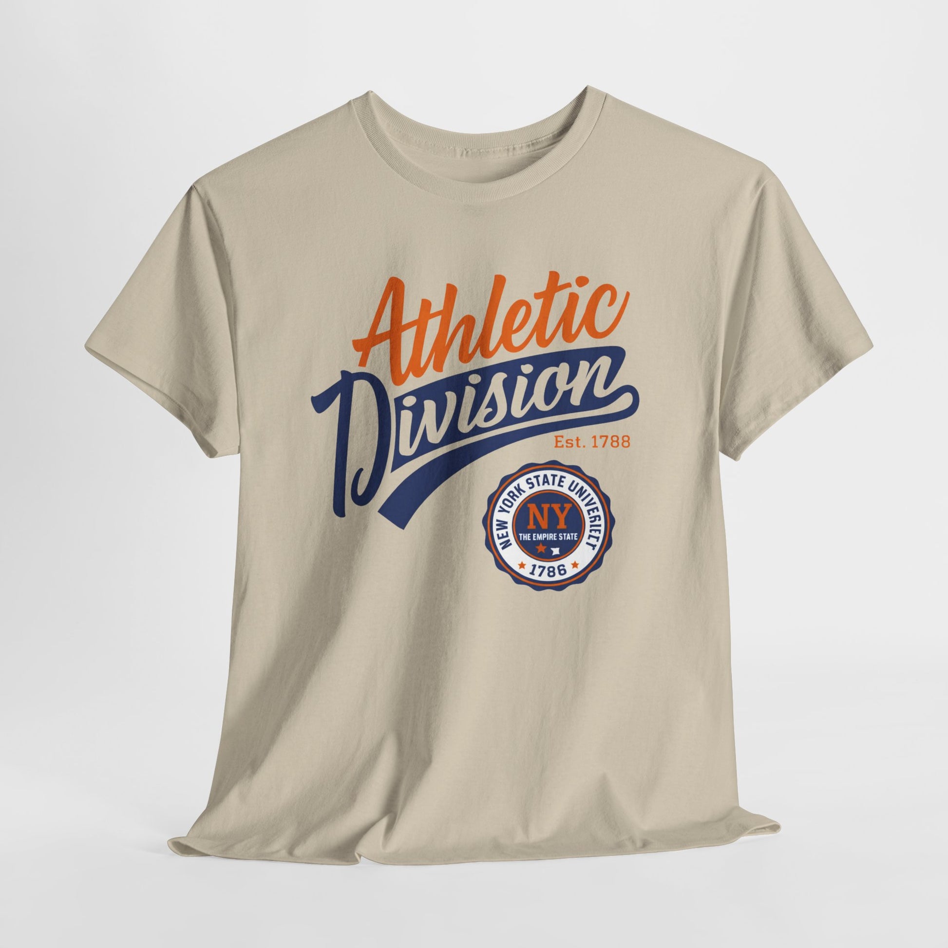 Lavender Athletic Division NY Vintage Graphic Tee collegiate style t-shirt