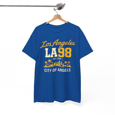 Los Angeles LA 98 T-Shirt – City of Angels Skyline Tee – lightweight game day shirt, football shirt, image 1.0