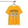 White Smoke Chicago Champs State College T-Shirt – Basketball Streetwear Varsity Tee