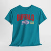 Lavender Buffalo football 1960 Tee – Vintage Buffalo Bison Graphic T-Shirt