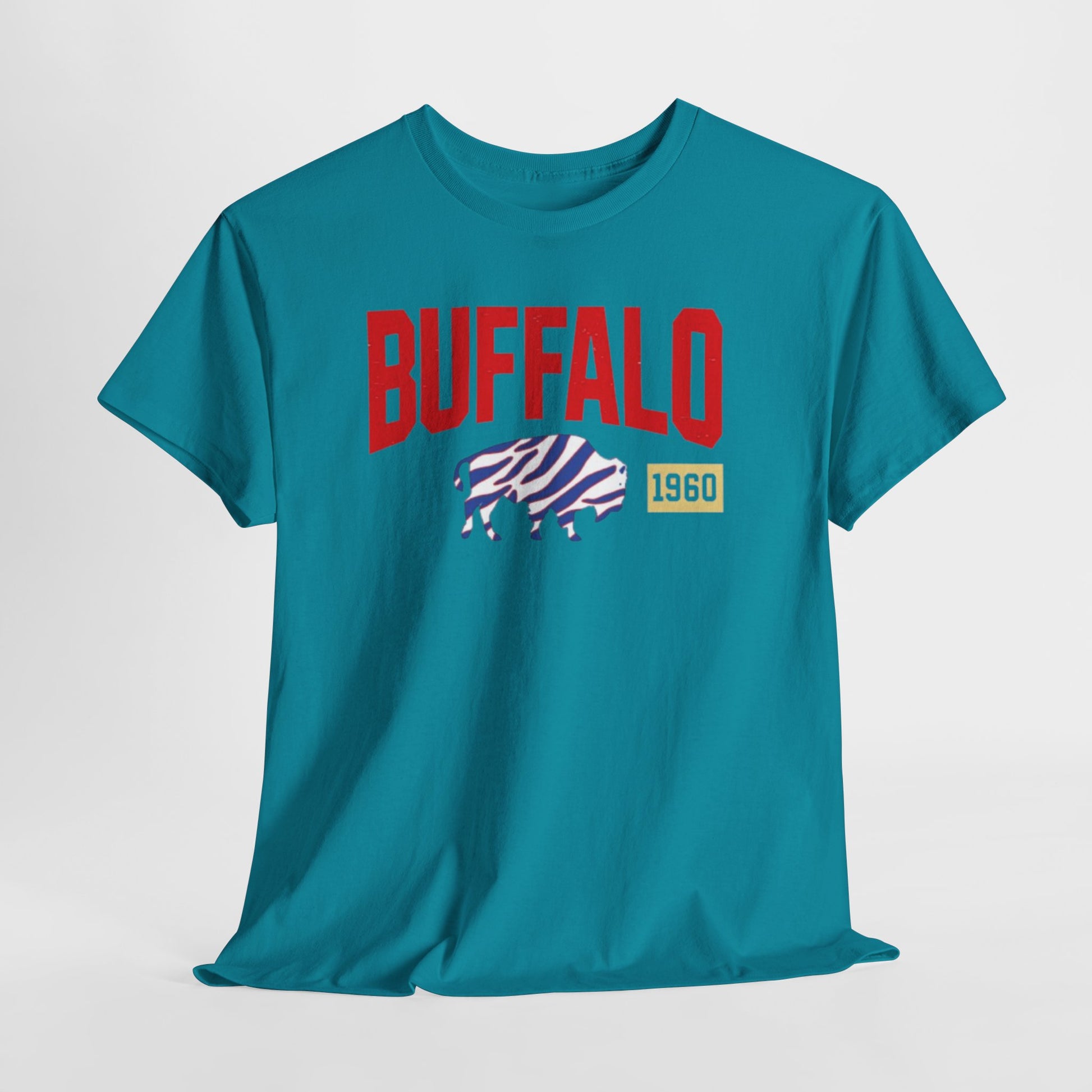 Lavender Buffalo football 1960 Tee – Vintage Buffalo Bison Graphic T-Shirt