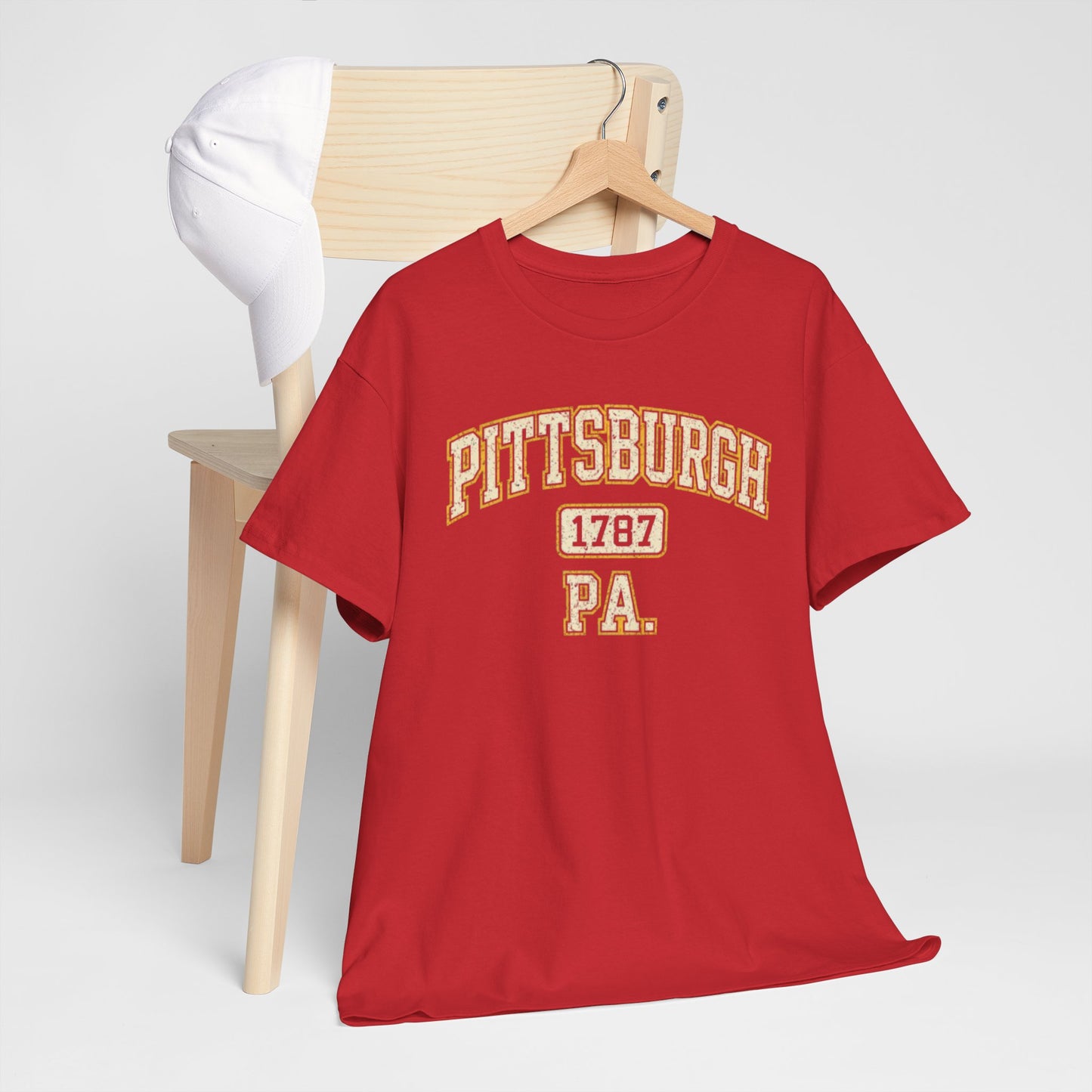Pittsburgh 1787 PA T‑Shirt Vintage college-style lettering
