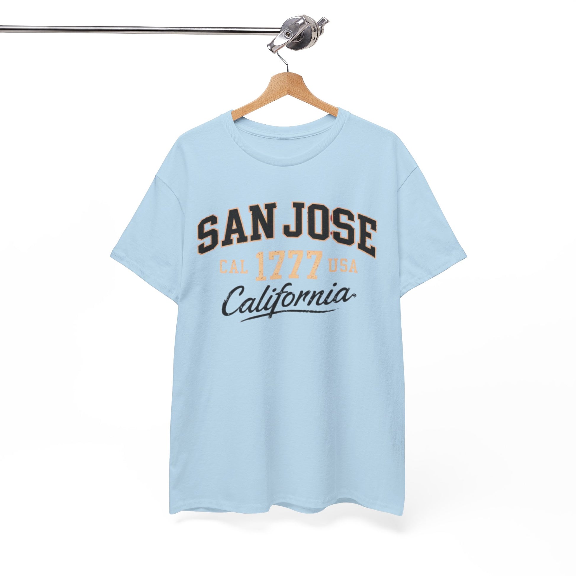 San Jose California Tee – Vintage '1777' Collegiate City Shirt Bay Area graphic tee streetwear fashion product image 1