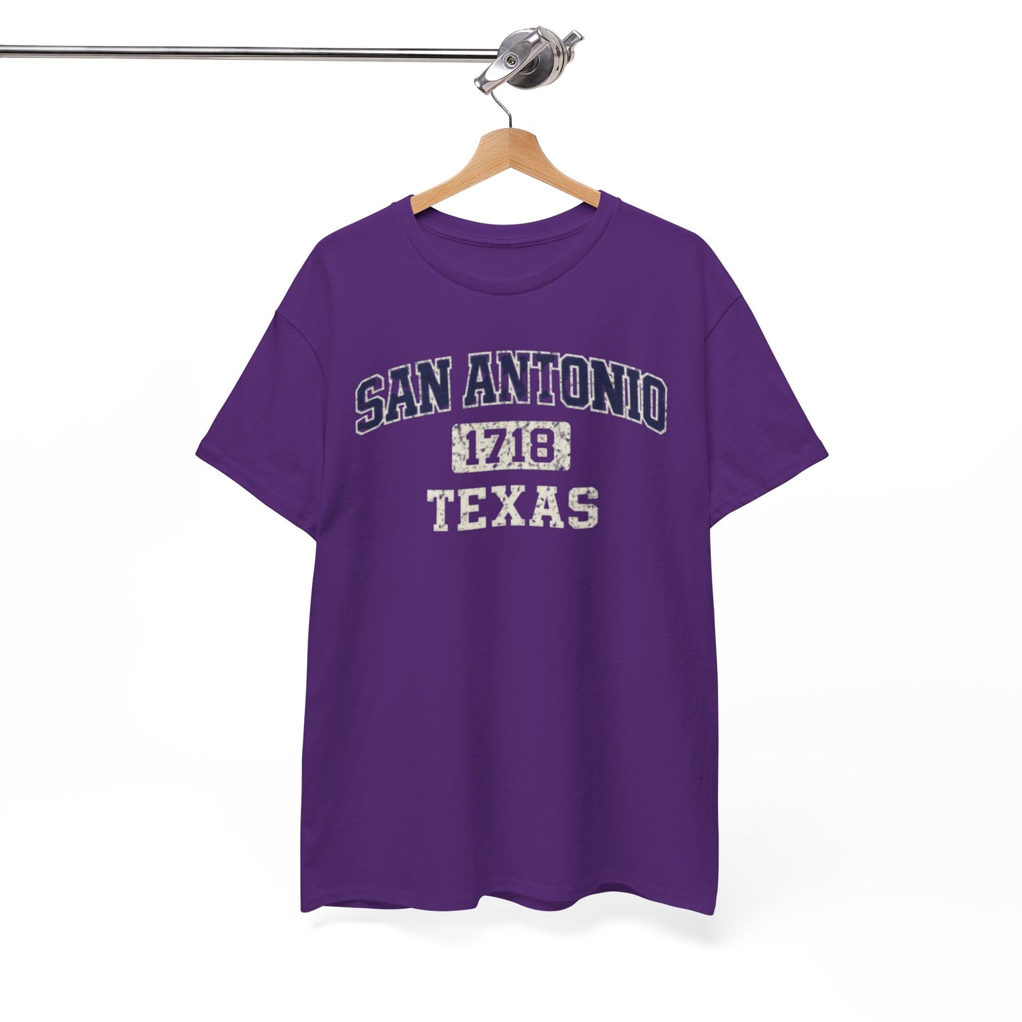 San Antonio 1718 Texas T-Shirt — Vintage Collegiate City  Tee
