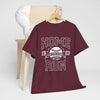 Dark Slate Gray Home Run Baseball Tee — Vintage New York Baseball Graphic T‑Shirt