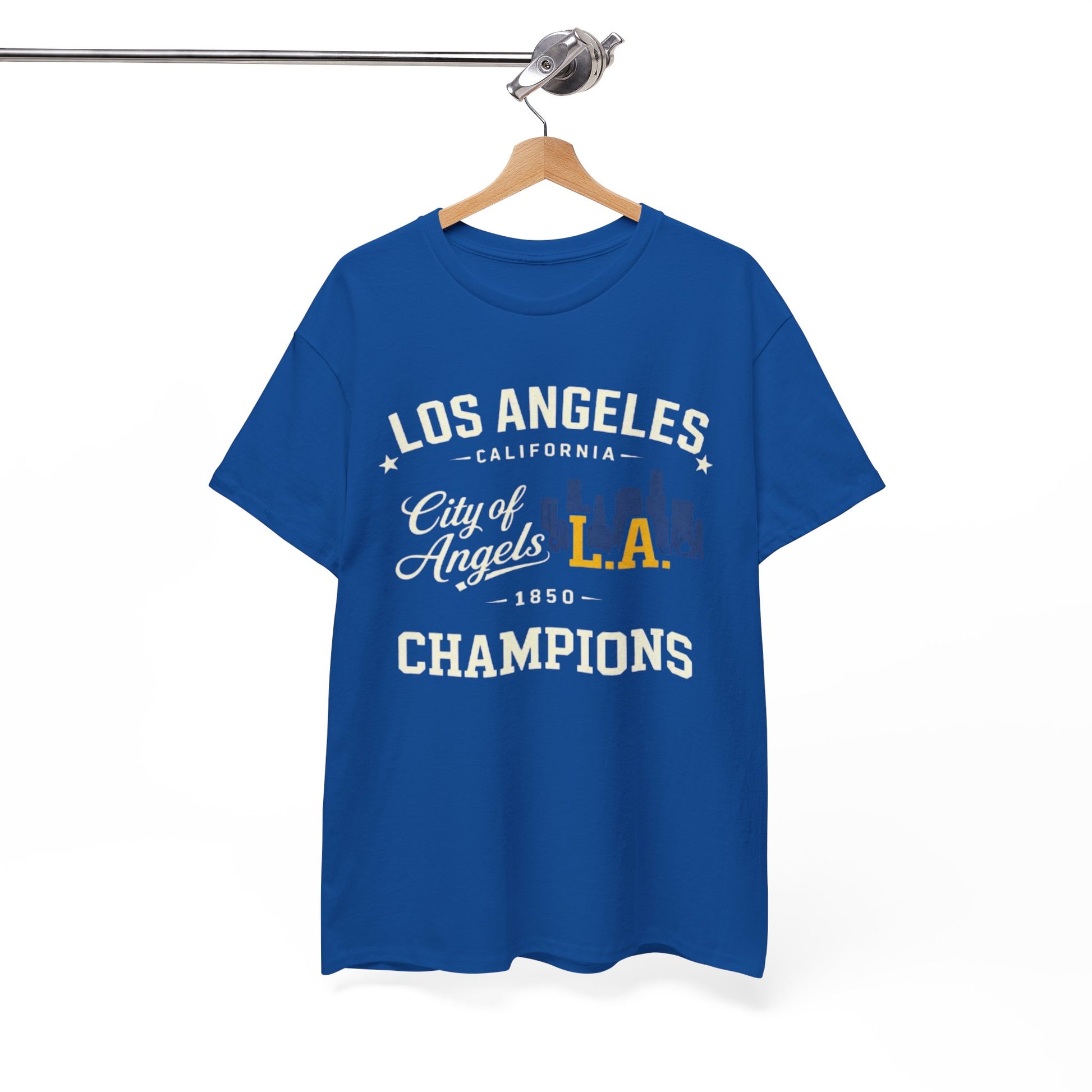 White Smoke Los Angeles City of Angels L.A. Champions T-Shirt