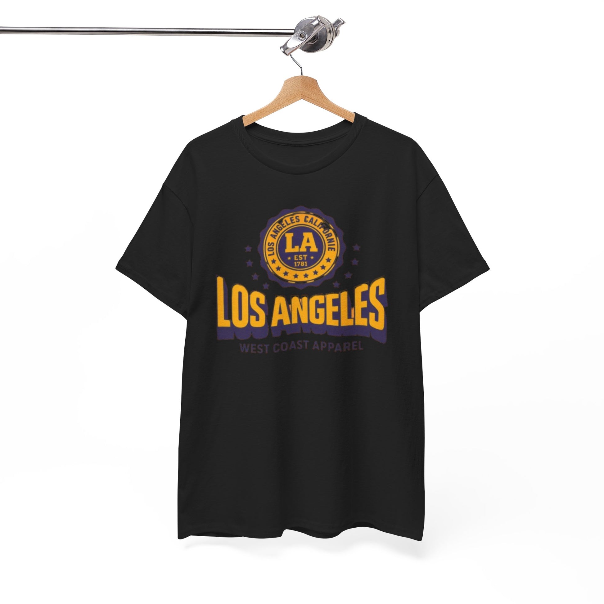 White Smoke Los Angeles Vintage Seal T-Shirt retro sports tee