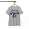 White Smoke Baseball T-Shirt — New York Baseball Vintage  Tee