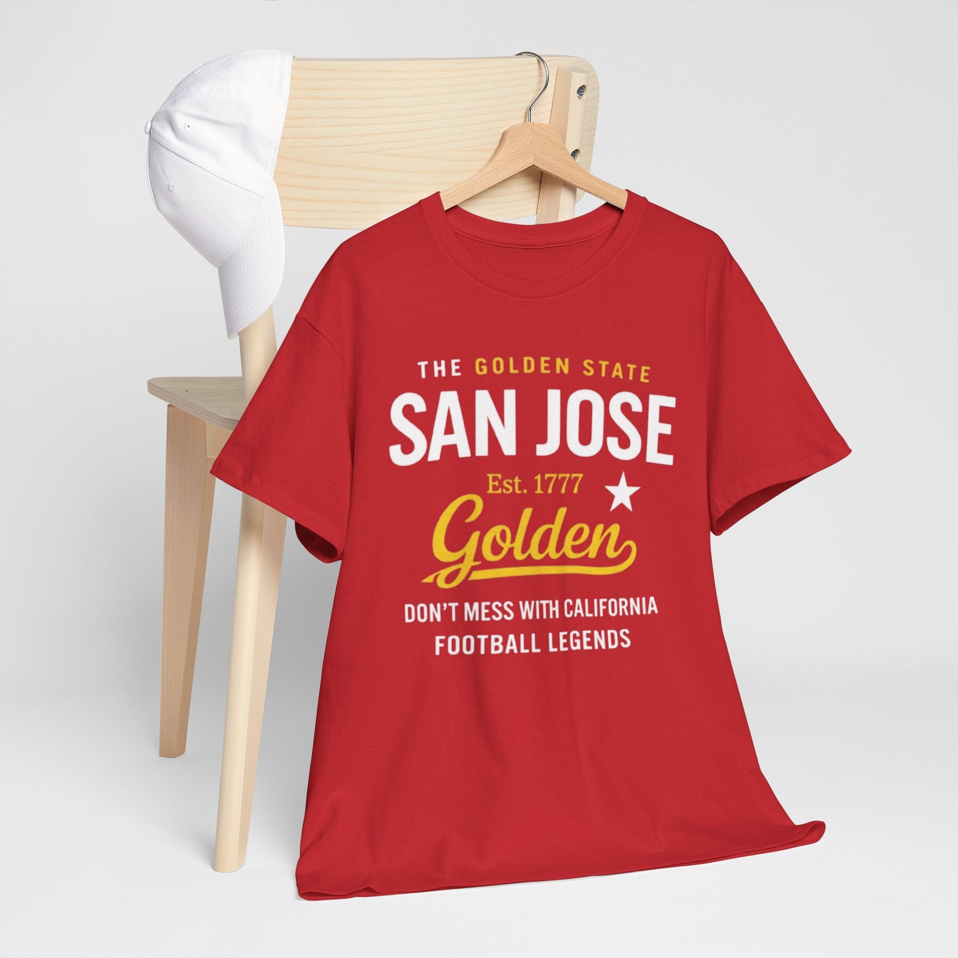 San Jose Golden State Football Tee — "Don't Mess With California" Vintage Sports T‑Shirt streetwear fashion product image 8