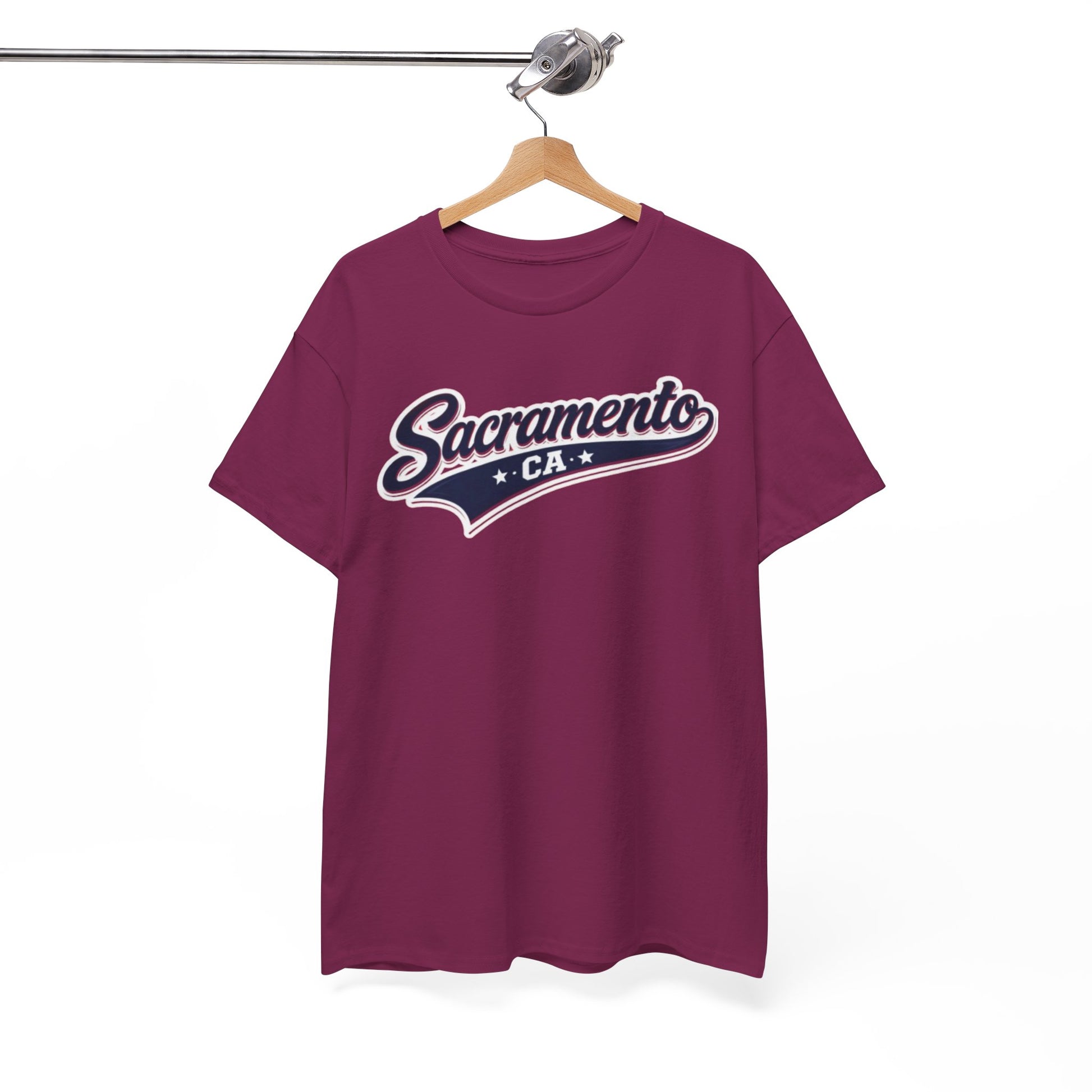 White Smoke Sacramento CA Vintage Script T‑Shirt