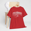 Firebrick Columbus Ohio Retro Graphic Tee — Vintage City Script T-Shirt