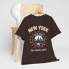 Dark Slate Gray New York Skyline Tee — 'The Empire State' Vintage City Shirt