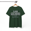 White Smoke San Francisco Golden State Heritage T-Shirt – 1848 City Streetwear Graphic Tee