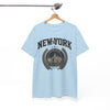 White Smoke New York Vintage Crest Tee arched collegiate lettering t-shirt