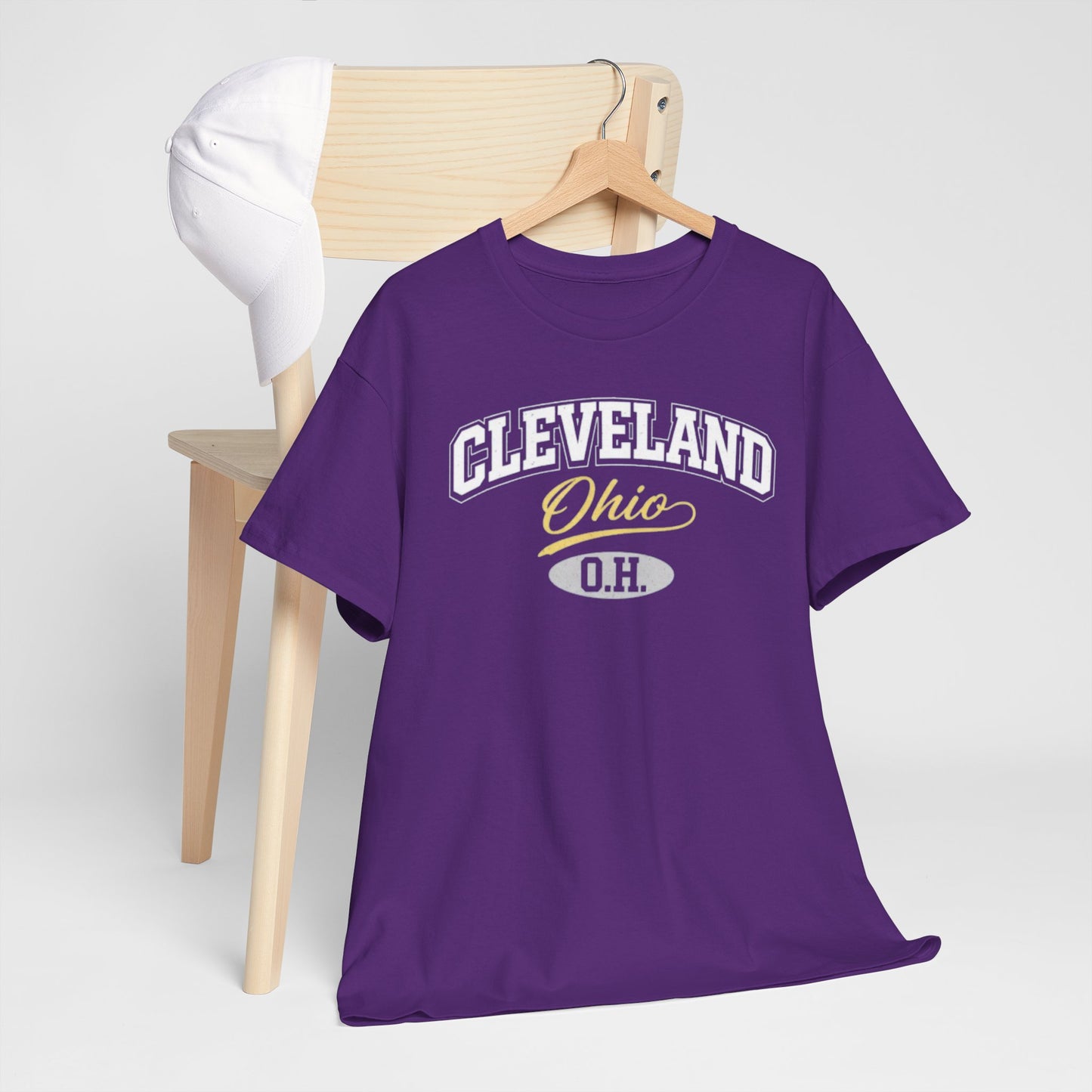 Cleveland Ohio Vintage Script T-Shirt — Retro tee